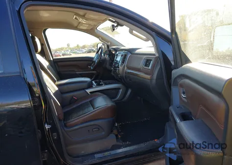 2017 Nissan Titan Xd Platinum Reserve Diesel из США, поврежденный, VIN 1N6BA1F41HN544783